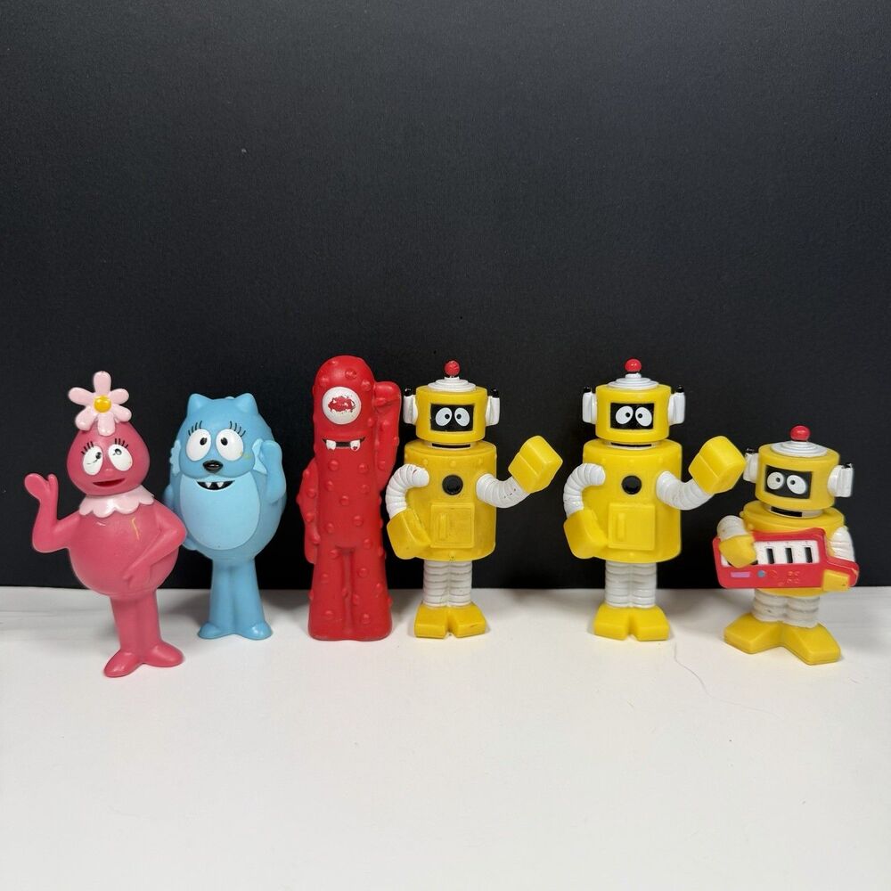 Yo Gabba Gabba Figures - 2013/2014 Jazwares - Muno, Plex , Foofa , Toodee